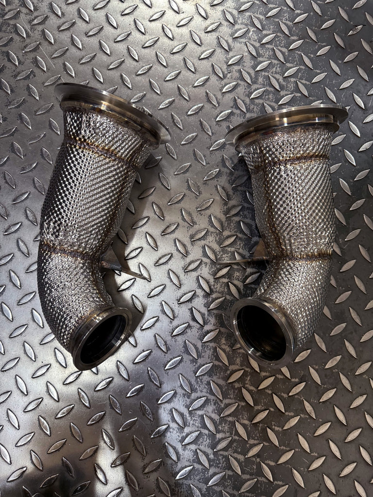 Downpipe BAQ Exhaust Porsche Panamera 971 GTS / Turbo / Turbo S E-Hybrid 4.0 V8 (2016-2023) – foto 1