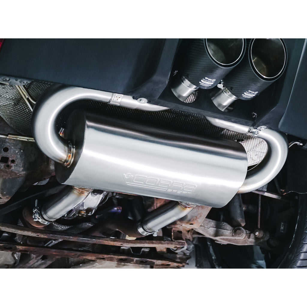 Terminale di Scarico Cobra Sport per Jaguar F-Type V6 (14-20) Non