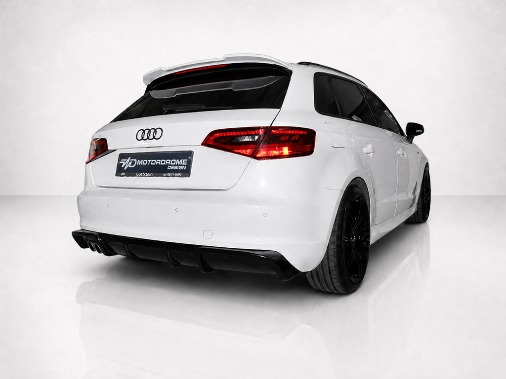 Diffusore posteriore Audi A3 8V Sportback (2013-2016) (scarico singolo)