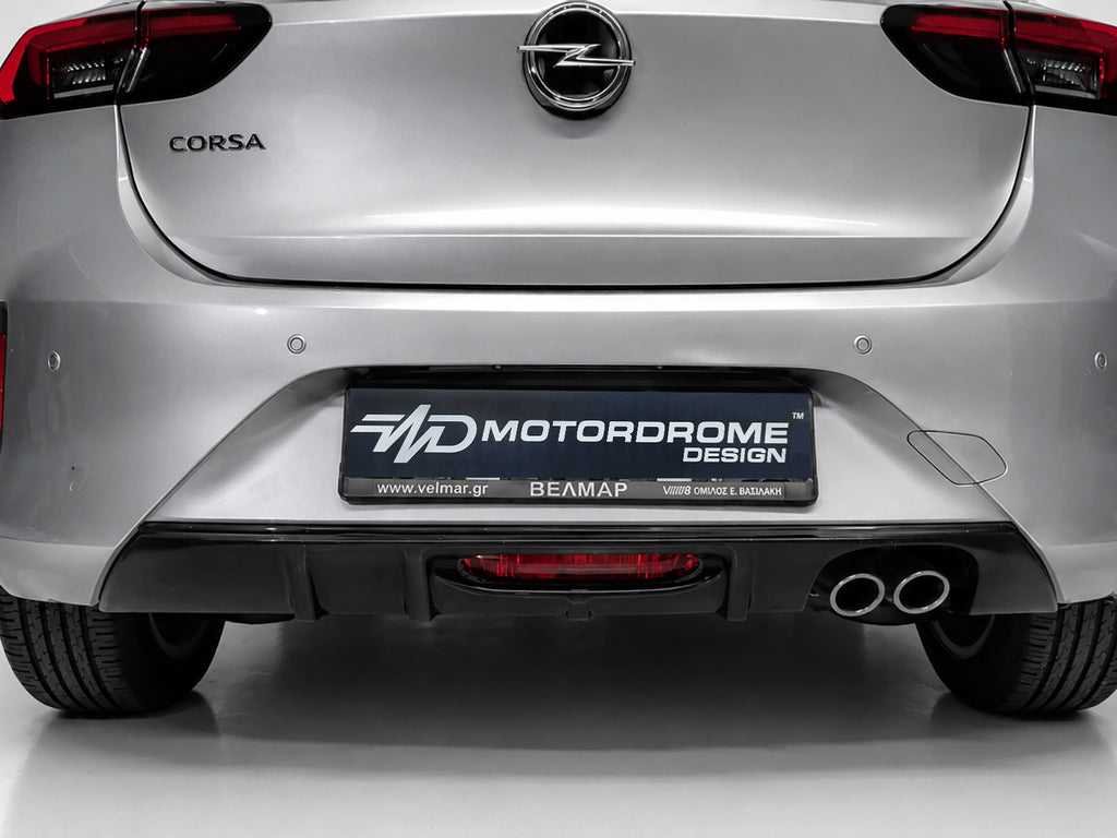 Diffusore posteriore con doppio scarico Opel Corsa F GS-Line (2019-)