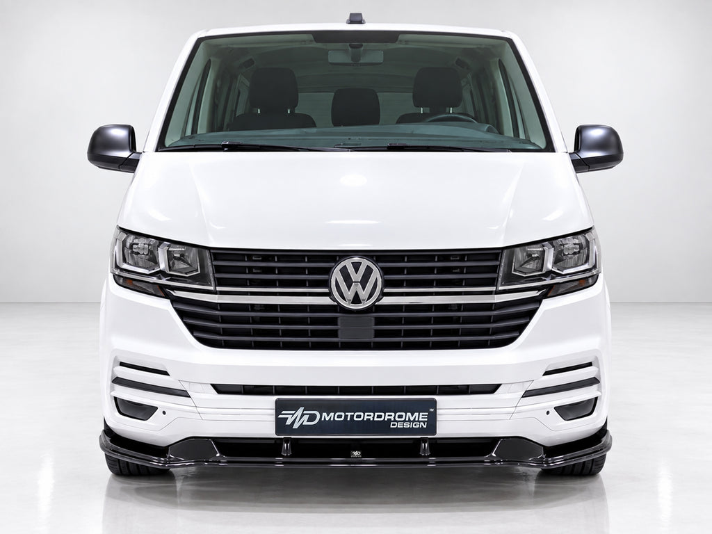 Splitter anteriore V.1 Volkswagen T6.1 paraurti standard - foto 2
