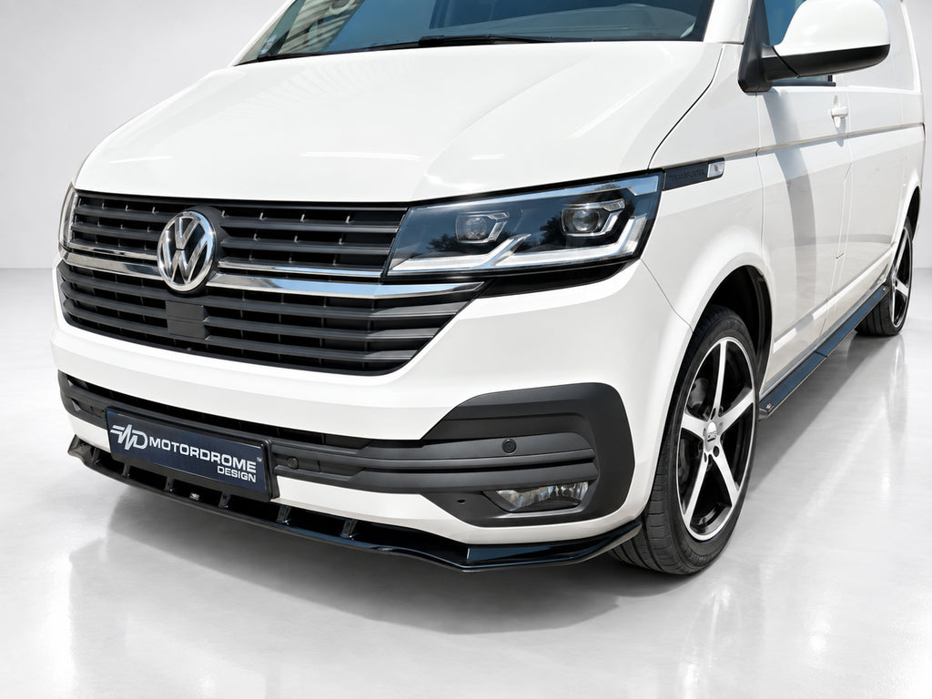 Splitter anteriore V.2 Volkswagen T6.1 paraurti standard - foto 4