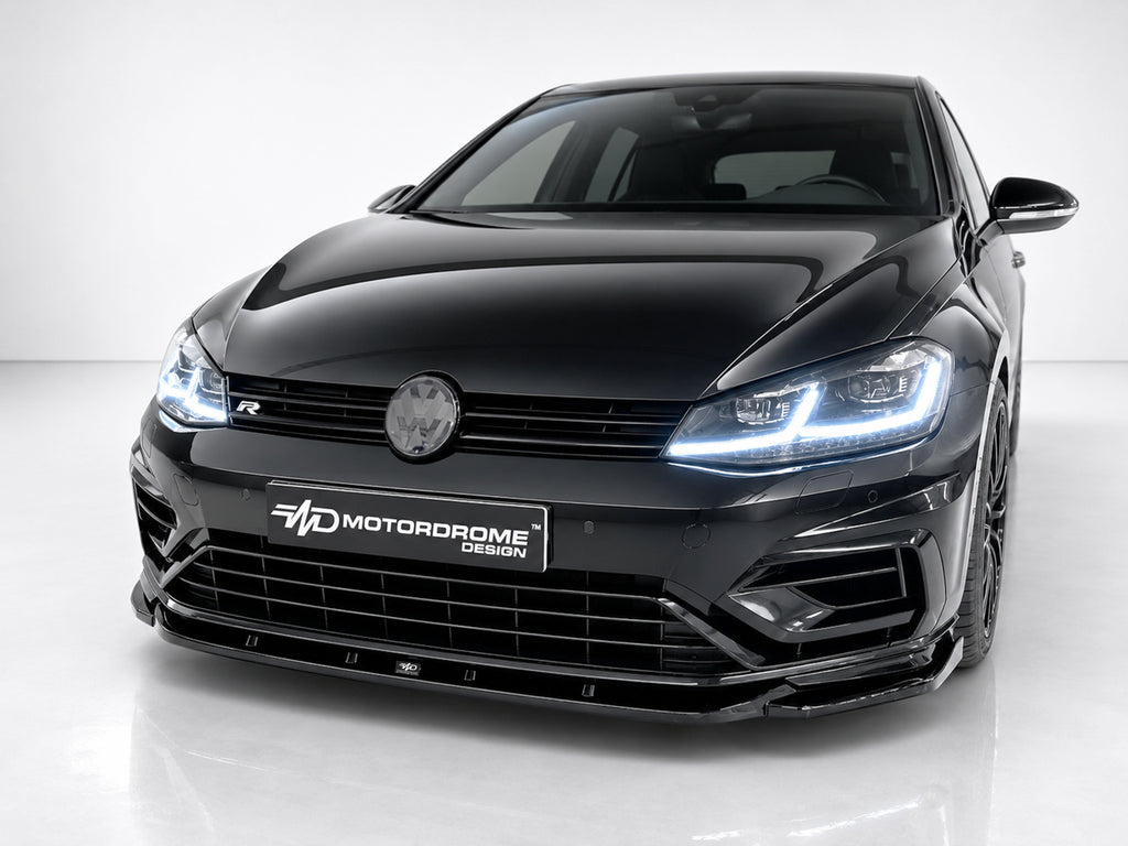 Splitter anteriore V.1 Volkswagen Golf Mk7 Facelift R / R-Line - foto 3