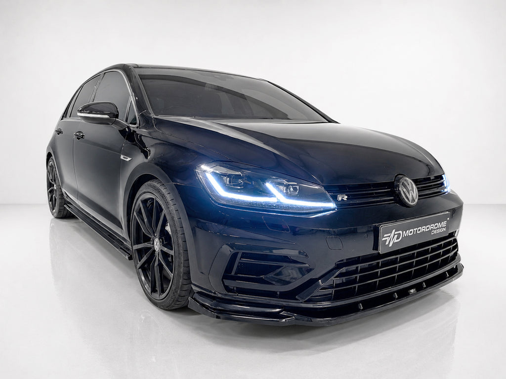 Splitter anteriore V.1 Volkswagen Golf Mk7 Facelift R / R-Line - foto 4