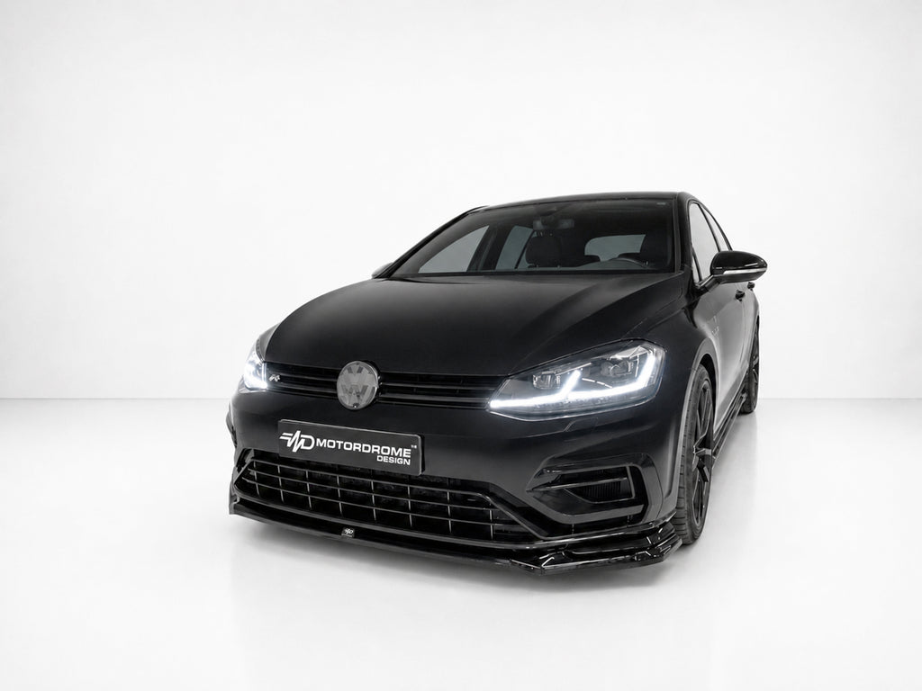 Splitter anteriore V.2 Volkswagen Golf Mk7 Facelift R / R-Line - foto 3