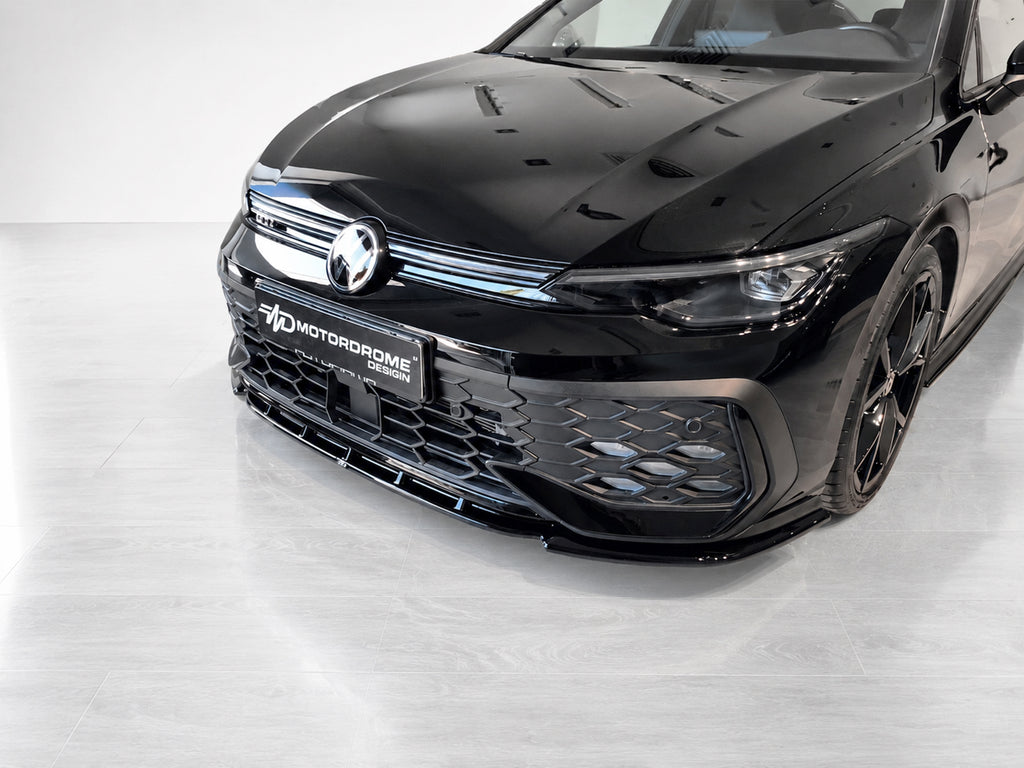 Splitter anteriore V.1 Volkswagen Golf Mk8 Facelift GTI / GTE / R-Line - foto 3