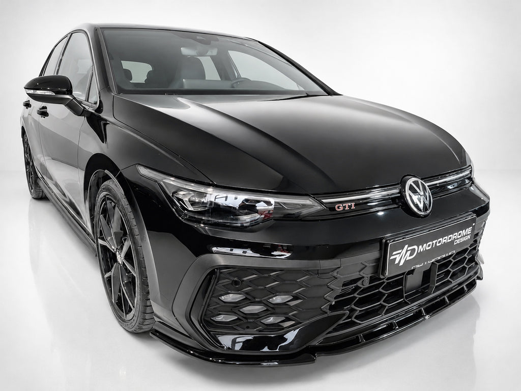 Splitter anteriore V.1 Volkswagen Golf Mk8 Facelift GTI / GTE / R-Line - foto 4