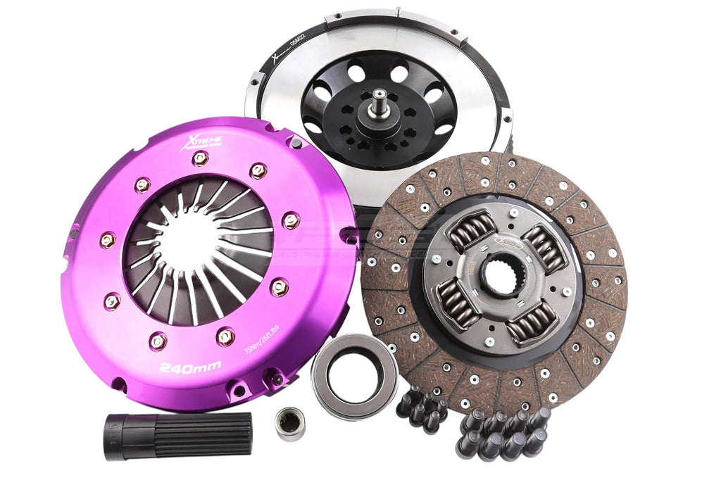 Kit frizione + volano Xtreme Performance rinforzato organico - coppia 600 Nm conversione da volano bimassa a monomassa - BMW Serie 1 E82 E88 2007-2013 / BMW Serie 3 E90 E91 E92 E93 2006-2013