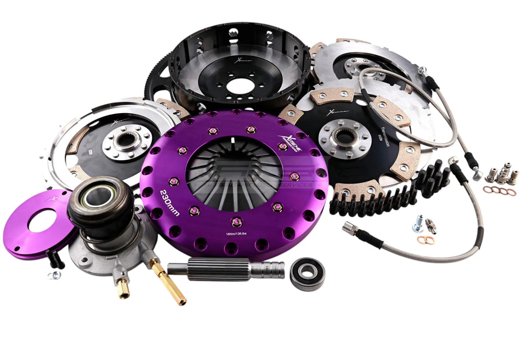 Kit frizione + volano Xtreme Performance Ø 230 mm ceramico rigido tridisco con reggispinta idraulico CSC - Chevrolet Corvette C6 2004-2013