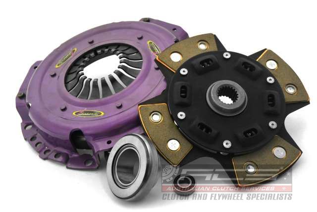 Kit frizione Xtreme Performance rinforzato ceramico a molle - coppia 320 Nm - carico 550 kg (incremento del 80%) - Ø 185 mm - 20 denti - Ø mozzo 22.2 mm - KFD19009-1B