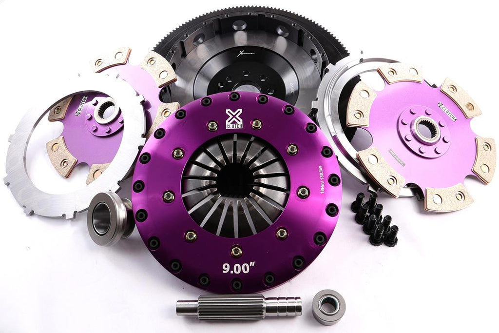 Componenti frizione Xtreme Clutch kit di conversione frizione FORD MOD V8 T56 GM 26x28.6mm - Ø 230 mm - 26 denti - Ø mozzo 28.6 mm - KFD23568-2E