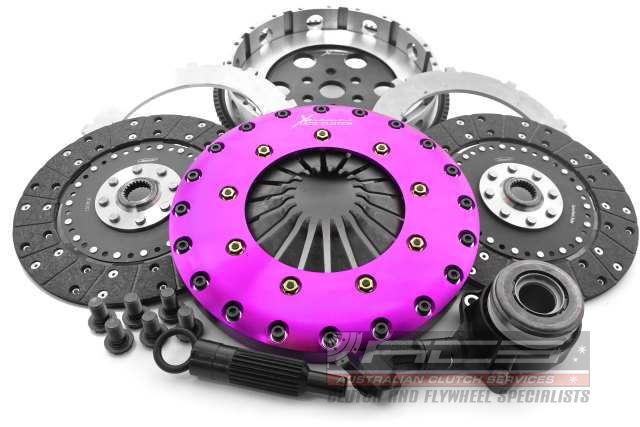 Kit frizione + volano Xtreme Performance Ø 230 mm organico bidisco con reggispinta idraulico CSC - coppia 1200 Nm - Ford Focus MK2 MK3 C346 MK4 C519 2012-2018 / Ford Mondeo MK3 MK4 CD391 2010-2015 / Ford S-MAX 2010-2014