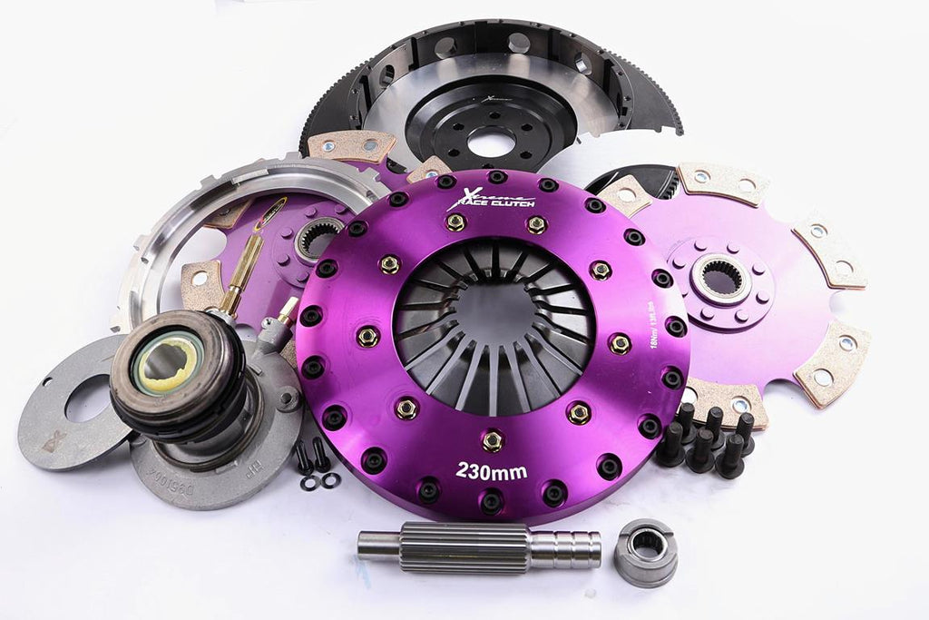 Componenti frizione Xtreme Clutch kit di conversione frizione FORD BARRA FG T56 GM 26x28.6mm - Ø 230 mm - 26 denti - Ø mozzo 28.6 mm - KFD23685-2E