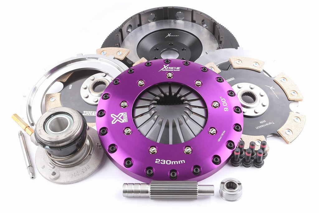 Componenti frizione Xtreme Clutch kit di conversione frizione FORD BARRA BA T56 GM 26x28.6mm - Ø 230 mm - 26 denti - Ø mozzo 28.6 mm - KFD23696-2E