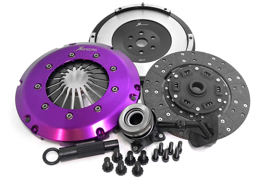 Kit frizione + volano Xtreme Performance rinforzato organico con reggispinta idraulico CSC - coppia 600 Nm - Ford Focus MK1 2002-2004
