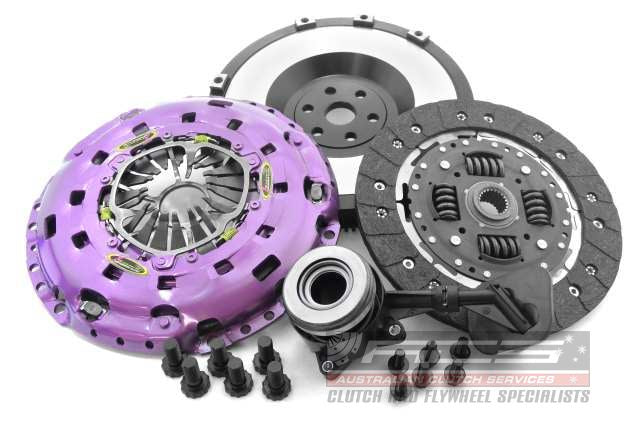 Kit frizione + volano Xtreme Performance rinforzato organico con reggispinta idraulico CSC - coppia 420 Nm - carico 900 kg - Ford Focus MK1 2002-2004