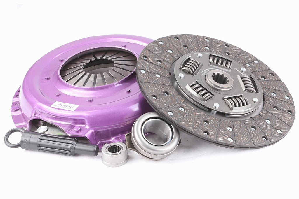 Kit frizione Xtreme Performance rinforzato organico - coppia 430 Nm - carico 900 kg (incremento del 40%) - Ø 255 mm - 10 denti - Ø mozzo 27 mm - KFD26001-1A