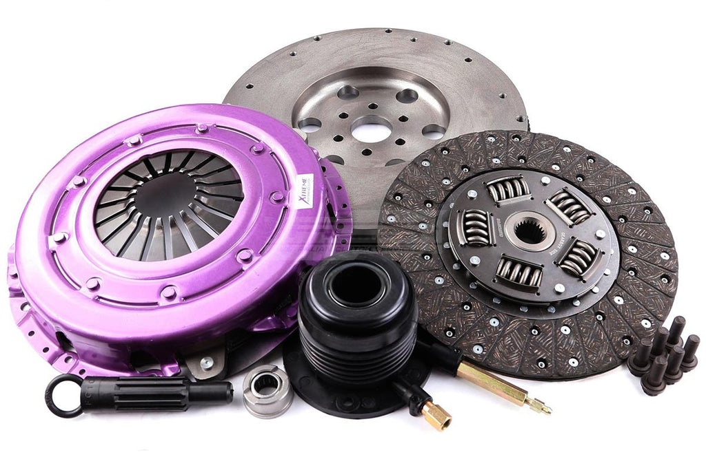 Kit frizione + volano Xtreme Performance rinforzato organico con reggispinta idraulico CSC - coppia 630 Nm - carico 1250 kg - Ø 266 mm - 23 denti - Ø mozzo 26 mm - KFD27604-1A