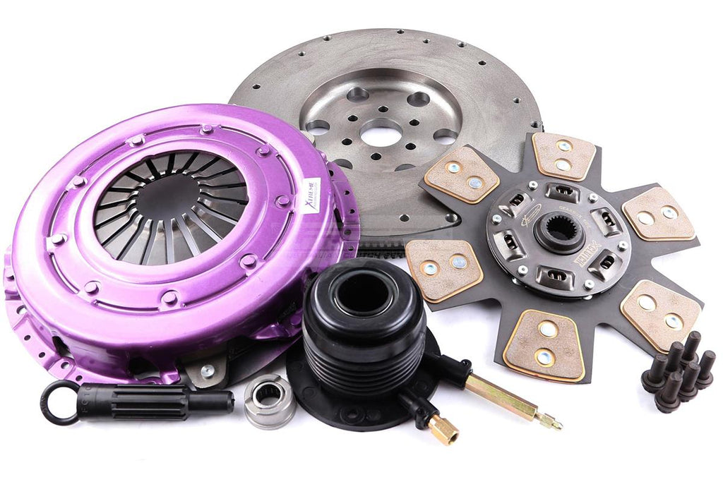 Kit frizione + volano Xtreme Performance rinforzato ceramico a molle con reggispinta idraulico CSC - coppia 956 Nm - carico 1250 kg - Ø 266 mm - 23 denti - Ø mozzo 26 mm - KFD27604-1B