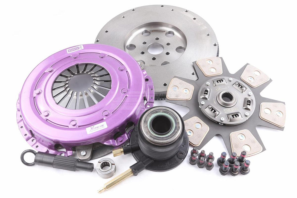 Kit frizione + volano Xtreme Performance rinforzato ceramico a molle con reggispinta idraulico CSC - coppia 960 Nm - carico 1250 kg (incremento - Ø 266 mm - 23 denti - Ø mozzo 26 mm - KFD27698-1B