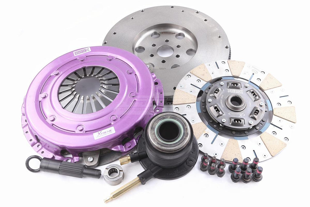 Kit frizione + volano Xtreme Performance rinforzato ceramico ammortizzato con reggispinta idraulico CSC - carico 1250 kg (incremento del 55%) - - Ø 266 mm - 23 denti - Ø mozzo 26 mm - KFD27698-1C