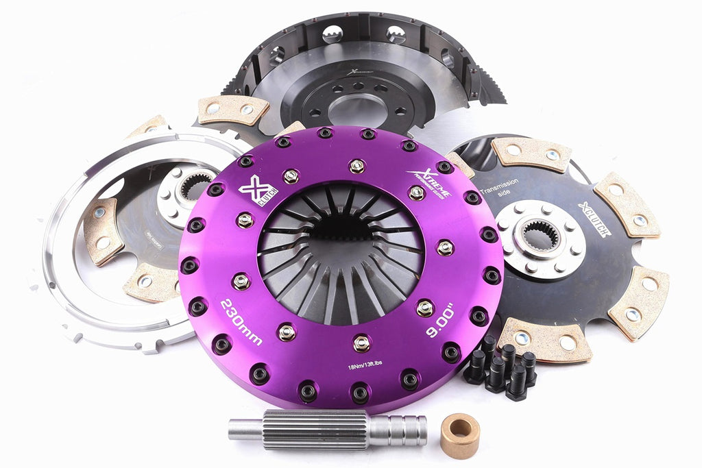 Componenti frizione Xtreme Clutch kit di conversione frizione HOLDEN V8 308 T56 GM 26x28.6mm - Ø 230 mm - 26 denti - Ø mozzo 28.6 mm - KGM23582-2E