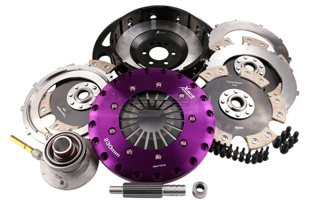 Kit frizione + volano Xtreme Clutch Motorsport 230mm ceramico rigido tridisco con reggispinta idraulico CSC - Chevrolet Camaro MK4 1998-2002 / HSV Clubsport 1999-2006 / HSV GTO V2 2001-2007 / HSV GTS V2 2000-2004 / HSV Maloo 2001-2007 / HSV SV300 2001