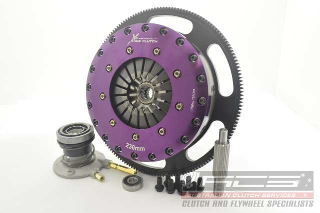 Componenti frizione Xtreme Clutch kit di conversione frizione GM LS 8 bulloni T56 26x28.6mm - Ø 230 mm - 26 denti - Ø mozzo 28.6 mm - KGM23694-3G