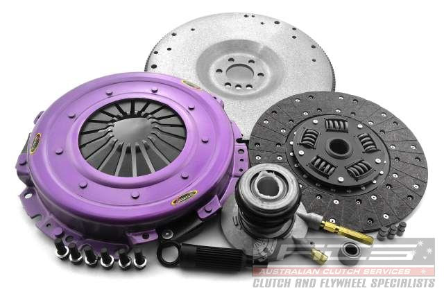 Kit frizione + volano Xtreme Performance rinforzato organico con reggispinta idraulico CSC - coppia 700 Nm - carico 1250 kg (incremento del 15%) - Chevrolet Camaro MK4 1998-2002 / HSV Clubsport 1999-2006 / HSV GTO V2 2001-2007 / HSV GTS V2 2000-2004