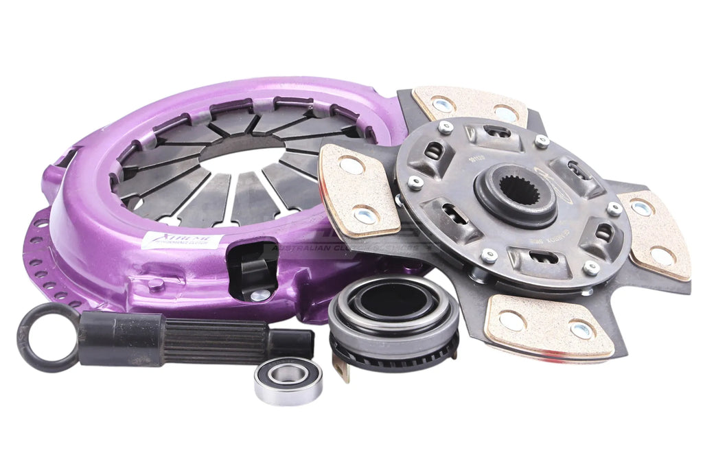 Kit frizione Xtreme Performance rinforzato ceramico a molle - coppia 320 Nm - carico 500 kg (incremento del 60%) - Honda CRX serie 1 2 AS ED9 1986-1991 / Honda Civic serie 4 ED3 ED4 ED6 ED7 1987-1993 / Honda Concerto MA1 1989-1995
