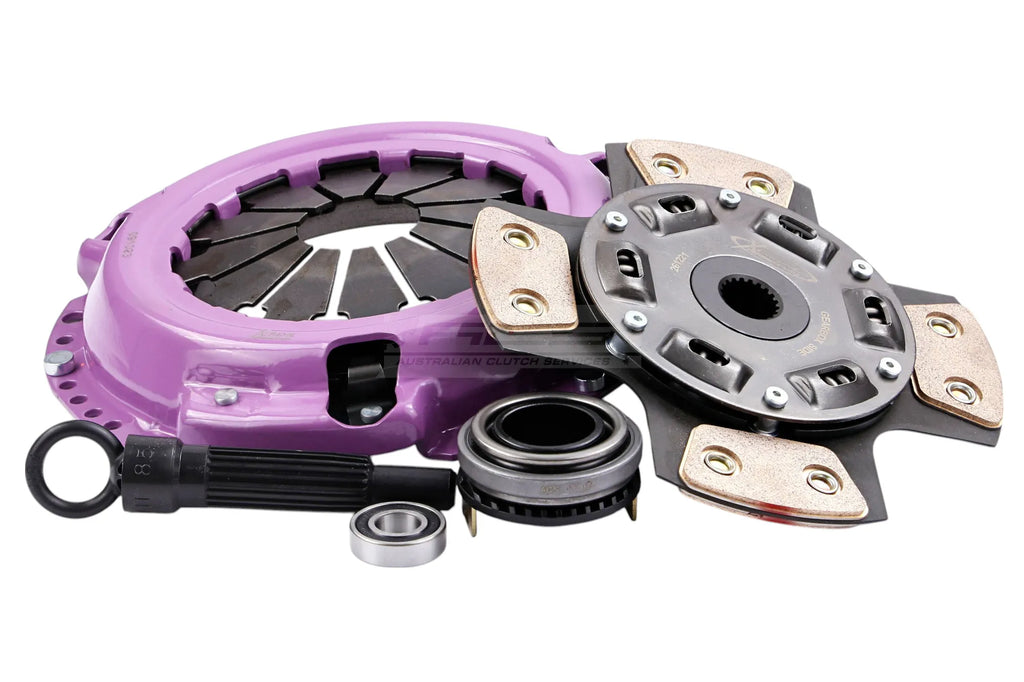 Kit frizione Xtreme Performance rinforzato ceramico a molle - coppia 320 Nm - carico 500 kg (incremento del 60%) - Honda CRX serie 2 1987-1992 / Honda Civic serie 2 4 1987-1991 / Honda Concerto 1989-1995 / Honda Integra 1989-1993 / Honda Logo 1999-2002