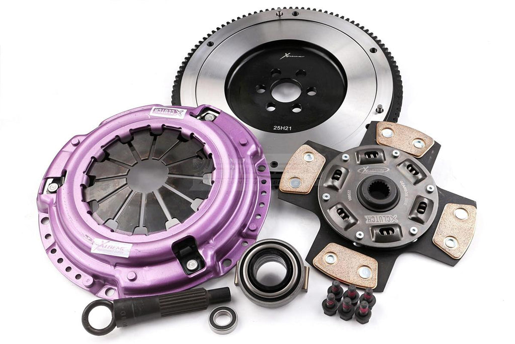 Kit frizione + volano Xtreme Performance rinforzato ceramico a molle - coppia 404 Nm - carico 650 kg (incremento del 55%) - Honda Jazz serie 2 GD1 GD3 2002-2008