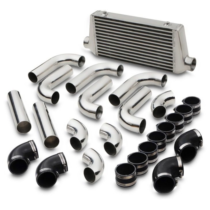 Intercooler Frontale Universale 2.5" 450x225x65mm Attacchi 63mm