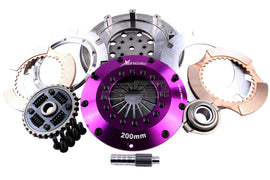 Kit frizione + volano Xtreme Performance Ø 200 mm ceramico a molle bidisco - coppia 1200 Nm - Mitsubishi 3000 GT Z16A 1989-1999 / Mitsubishi GTO 1994-2000