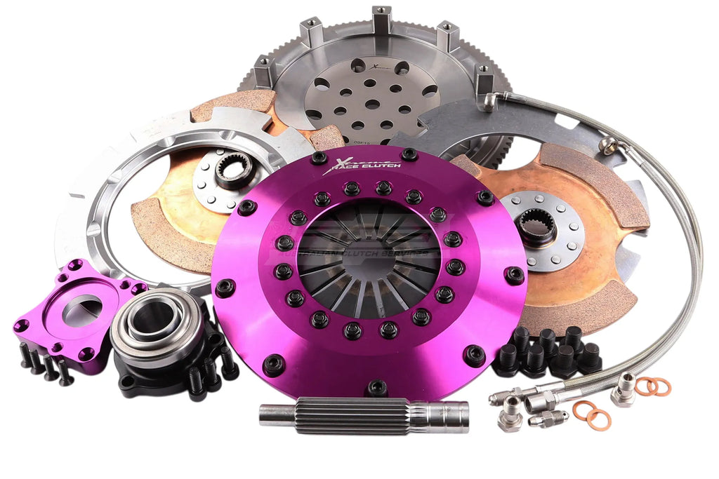 Kit frizione + volano Xtreme Performance Ø 200 mm ceramico rigido bidisco con reggispinta idraulico CSC - coppia 1200 Nm - Mitsubishi Lancer Evo 4 5 6 7 8 9 CN9A CP9A CT9A 1996-2007