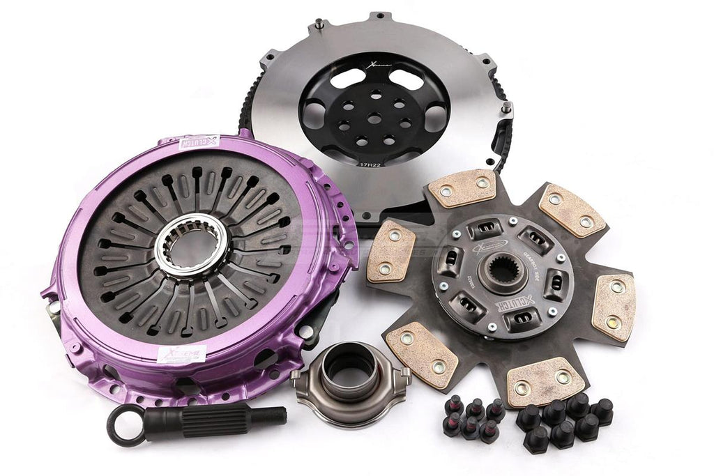 Kit frizione + volano Xtreme Performance racing ceramico a molle - carico 1650 kg - coppia 1170 Nm - Mitsubishi Lancer Evo 4 5 6 CN9A CP9A 1996-2001