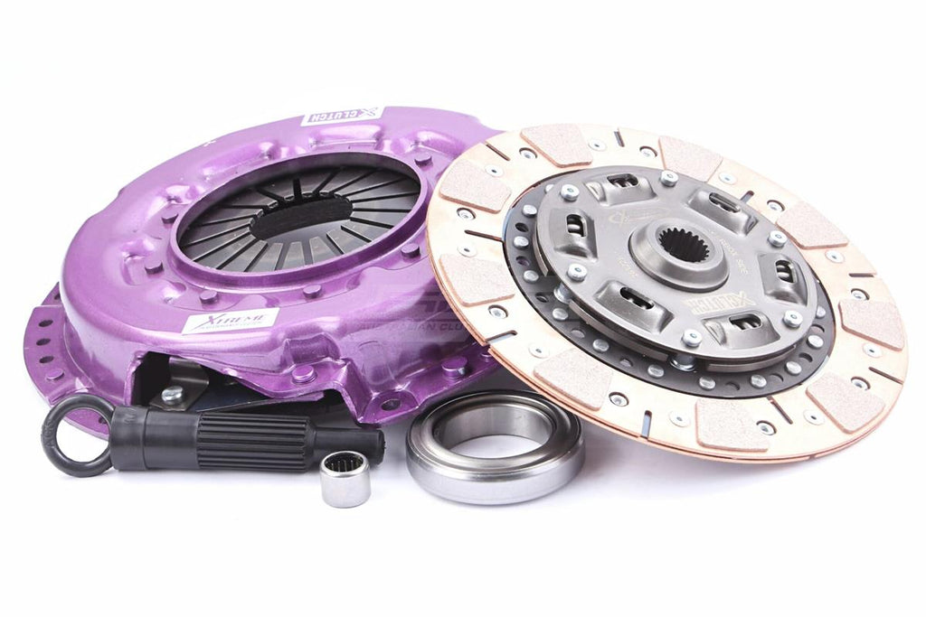 Kit frizione Xtreme Performance rinforzato ceramico ammortizzato - carico 700 kg (incremento del 100%) - coppia 500 Nm - Mazda RX-2 S122A 1970-1976 / Mazda RX-3 S124A 1973-1976 / Mazda RX-4 LA22S LA23S 1973-1978 / Mazda RX-5 CD22S 1975-1981