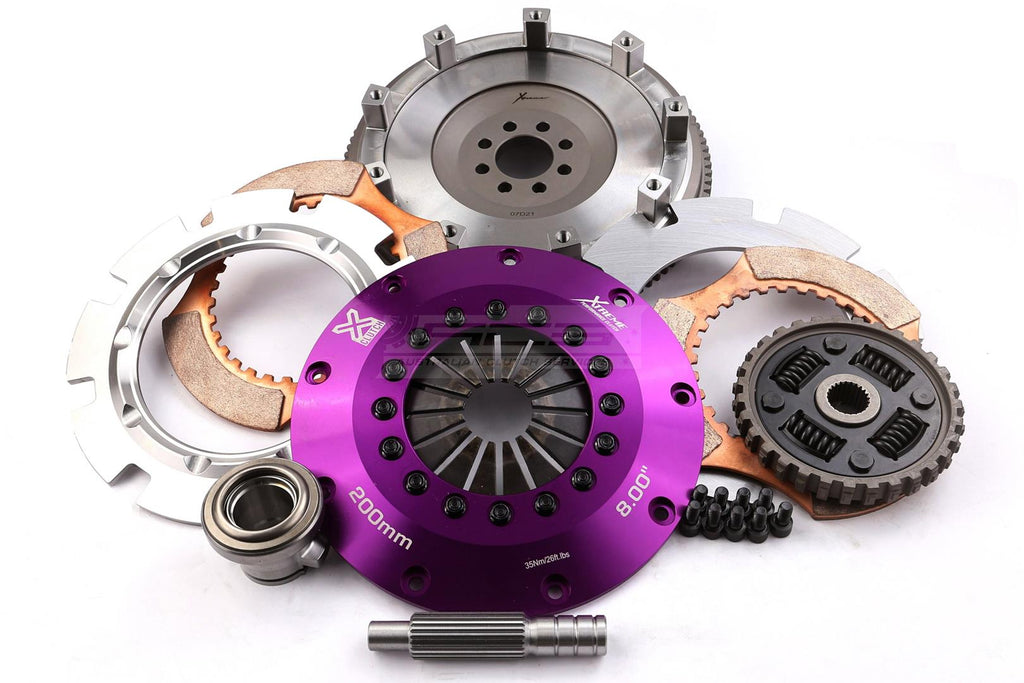 Kit frizione + volano Xtreme Performance Ø 200 mm ceramico a molle bidisco - coppia 1200 Nm - Nissan 180SX S13 1991-1997 / Nissan 200SX S14 1993-2000 / Nissan Silvia S13 S14 1991-1999
