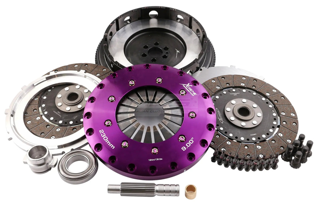 Kit frizione + volano Xtreme Performance Ø 230 mm organico bidisco - coppia 1200 Nm - Holden Calais 1986-1988 / Holden Commodore 1986-1988 / Nissan Patrol K260 Y60 1989-1997 / Nissan Skyline R31 R32 R33 R34 1985-2000