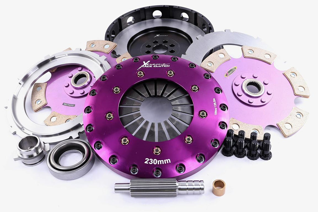 Kit frizione + volano Xtreme Performance Ø 230 mm ceramico rigido bidisco - coppia 1800 Nm - 26 denti - Ø mozzo 28.6 mm - KNI23544-2E