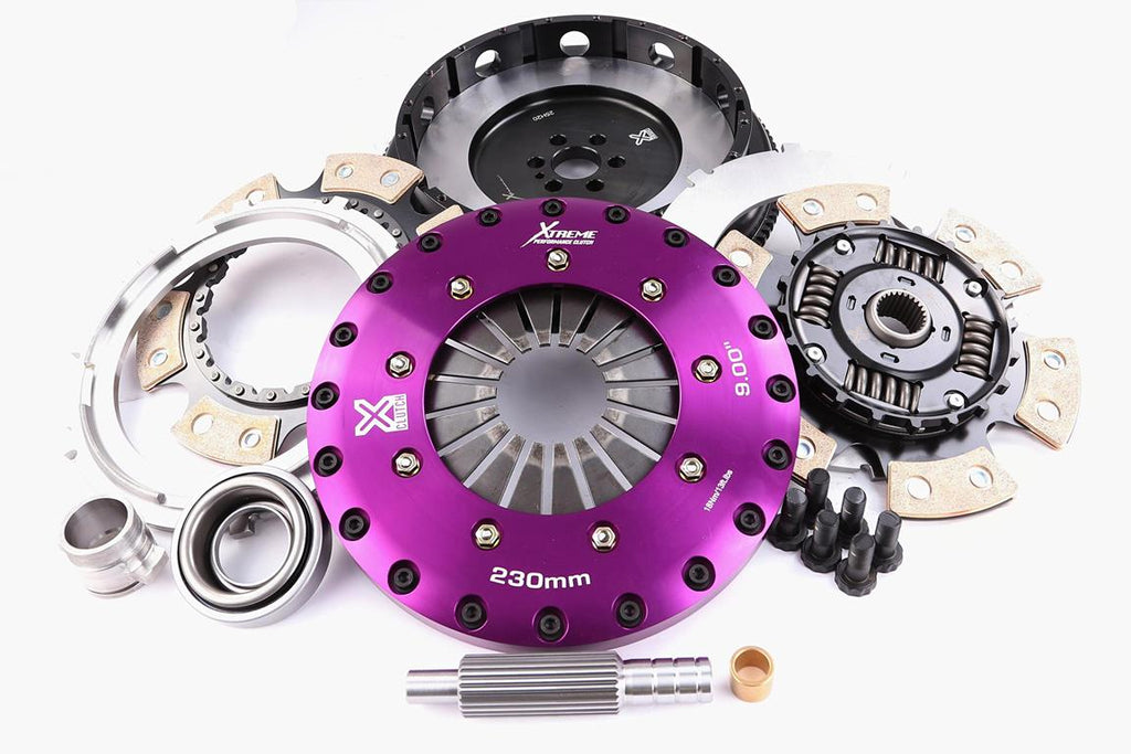 Componenti frizione Xtreme Clutch kit di conversione frizione NISSAN RB PPG RB GM 26Xx28.6mm - coppia 1000 Nm - Ø 230 mm - 26 denti - Ø mozzo 28.6 mm - KNI23585-2B