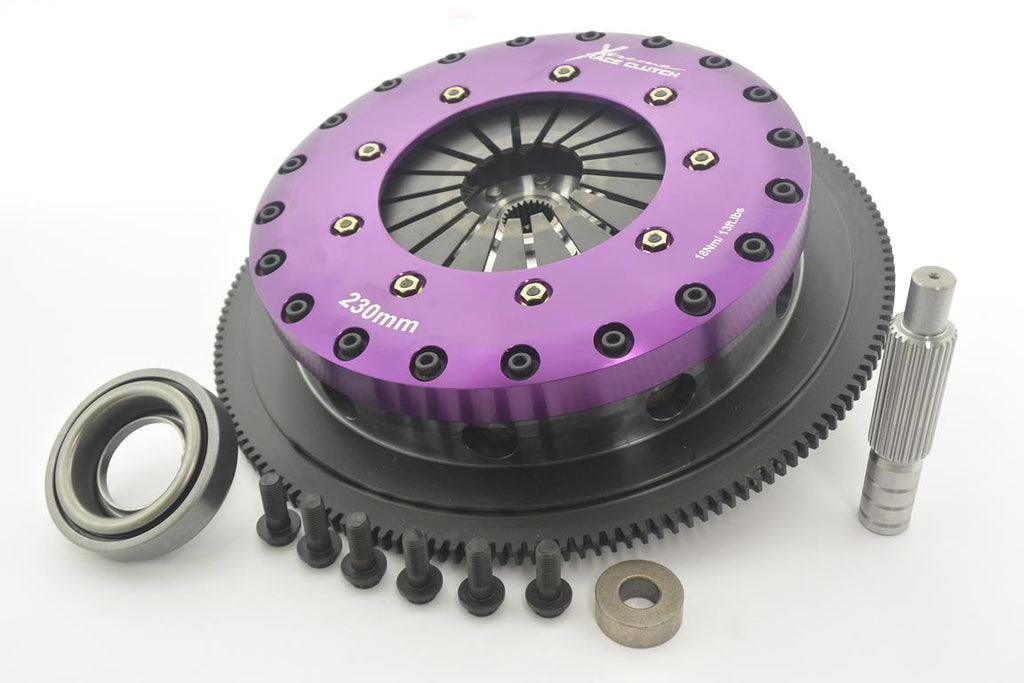 Componenti frizione Xtreme Clutch kit di conversione frizione FORD BARRA BA PATROL 24x25.4mm - Ø 230 mm - 24 denti - Ø mozzo 25.4 mm - KNI23594-2G