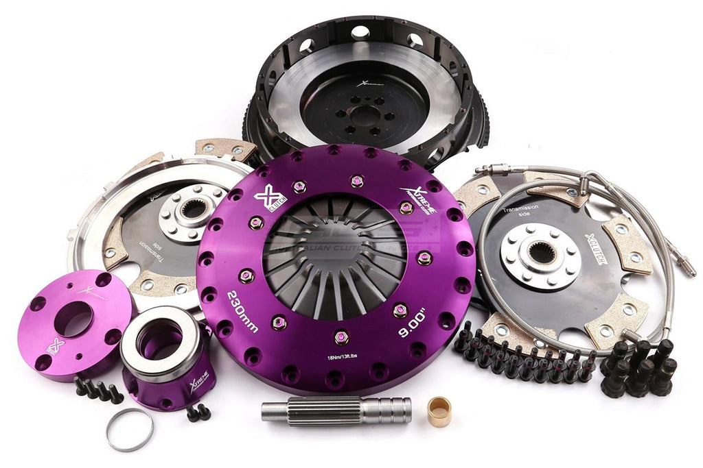 Kit frizione + volano Xtreme Performance Ø 230 mm ceramico rigido bidisco con reggispinta idraulico CSC - coppia 1800 Nm - Nissan Skyline R34 1999-2008
