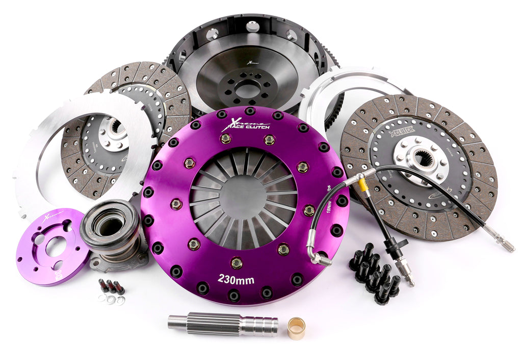 Kit frizione + volano Xtreme Performance Ø 230 mm organico bidisco con reggispinta idraulico CSC - coppia 1200 Nm - Infiniti G35 2002-2006 / Infiniti G37 2007-2008 / Nissan 350Z Z33 2005-2009 / Nissan 370Z Z34 2009-2013 / Nissan Skyline V36 2007-2015