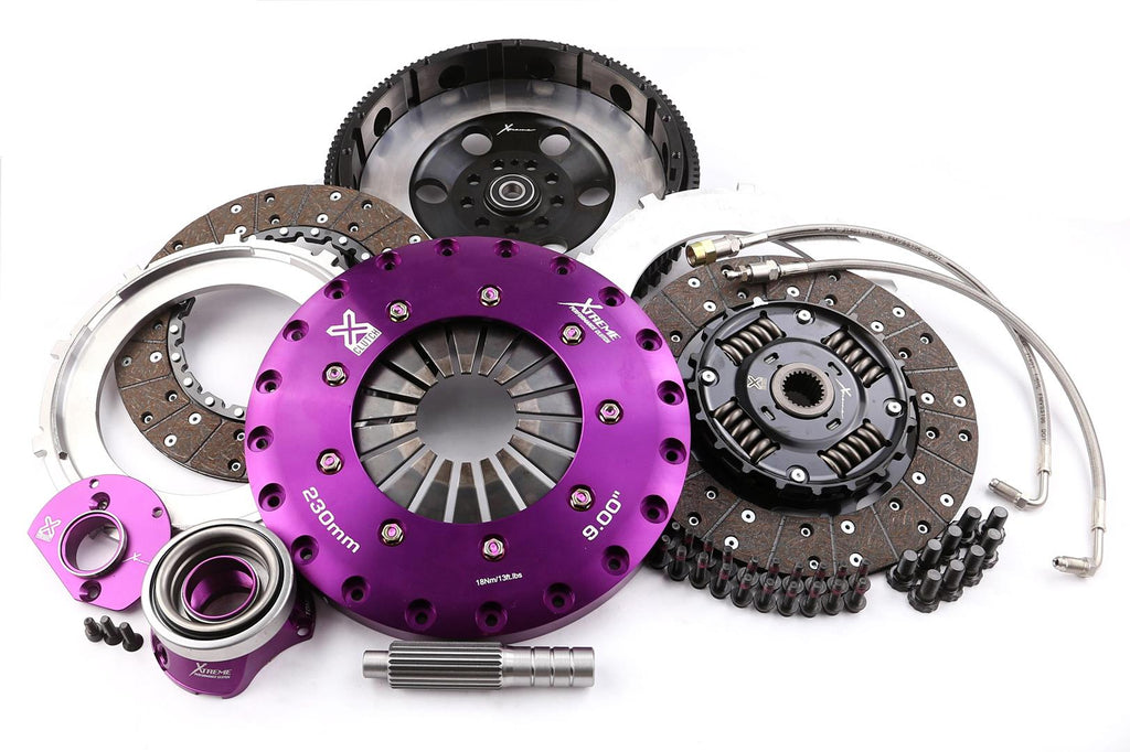 Kit frizione + volano Xtreme Performance Ø 230 mm mozzo a molle organico bidisco con reggispinta idraulico CSC - coppia 1000 Nm - Porsche 911 (964) 3.3 Turbo 1990-1993 / Porsche 911 (993) 3.6 Carrera 1993-1997 / Porsche 911 (993) 3.6 Turbo 4 1995-1997