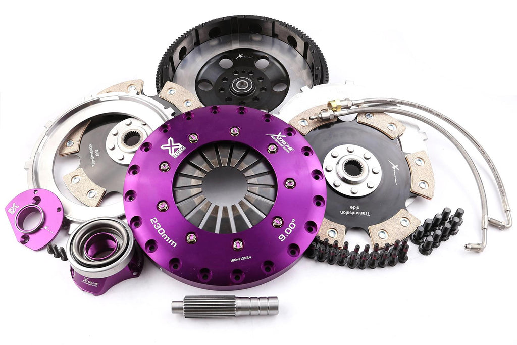 Kit frizione + volano Xtreme Performance Ø 230 mm ceramico rigido bidisco con reggispinta idraulico CSC - coppia 1800 Nm - Porsche 911 (964) 3.3 Turbo 1990-1993 / Porsche 911 (993) 3.6 Carrera 1993-1997 / Porsche 911 (993) 3.6 Turbo 4 1995-1997 (+6