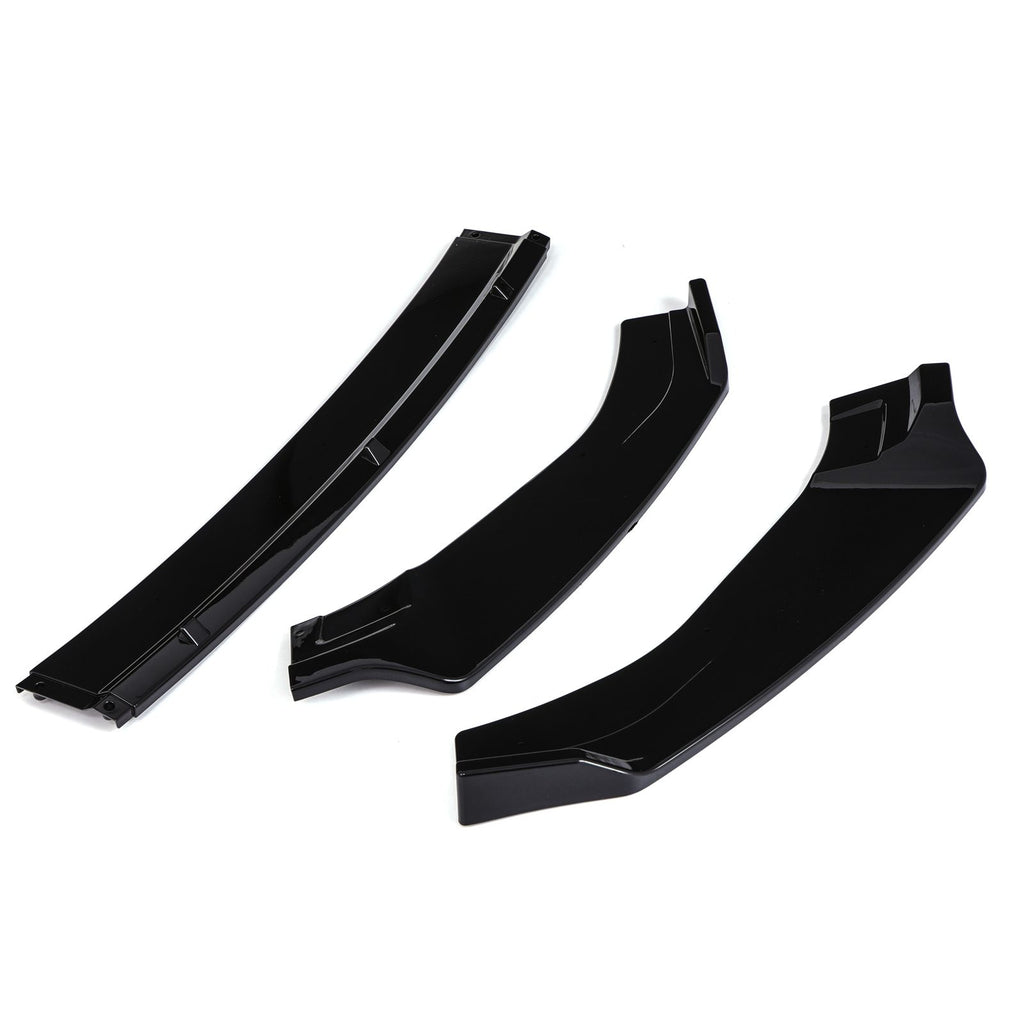 Splitter Anteriore 3 Pezzi Nero Lucido VW Golf MK7 MK7.5 12-20 - foto 2