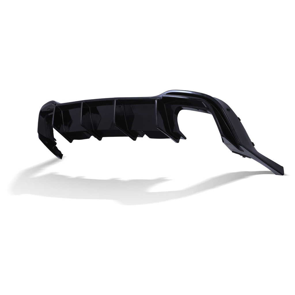 Diffusore Posteriore a Doppia Uscita Nero Lucido VW Golf GTI MK8 2020+