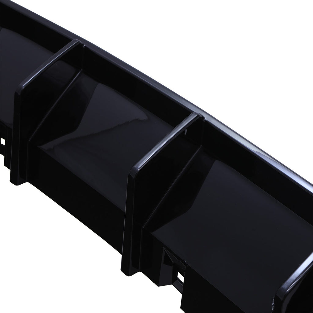 Diffusore Posteriore a Doppia Uscita Nero Lucido VW Golf GTI MK8 2020+ - foto 6