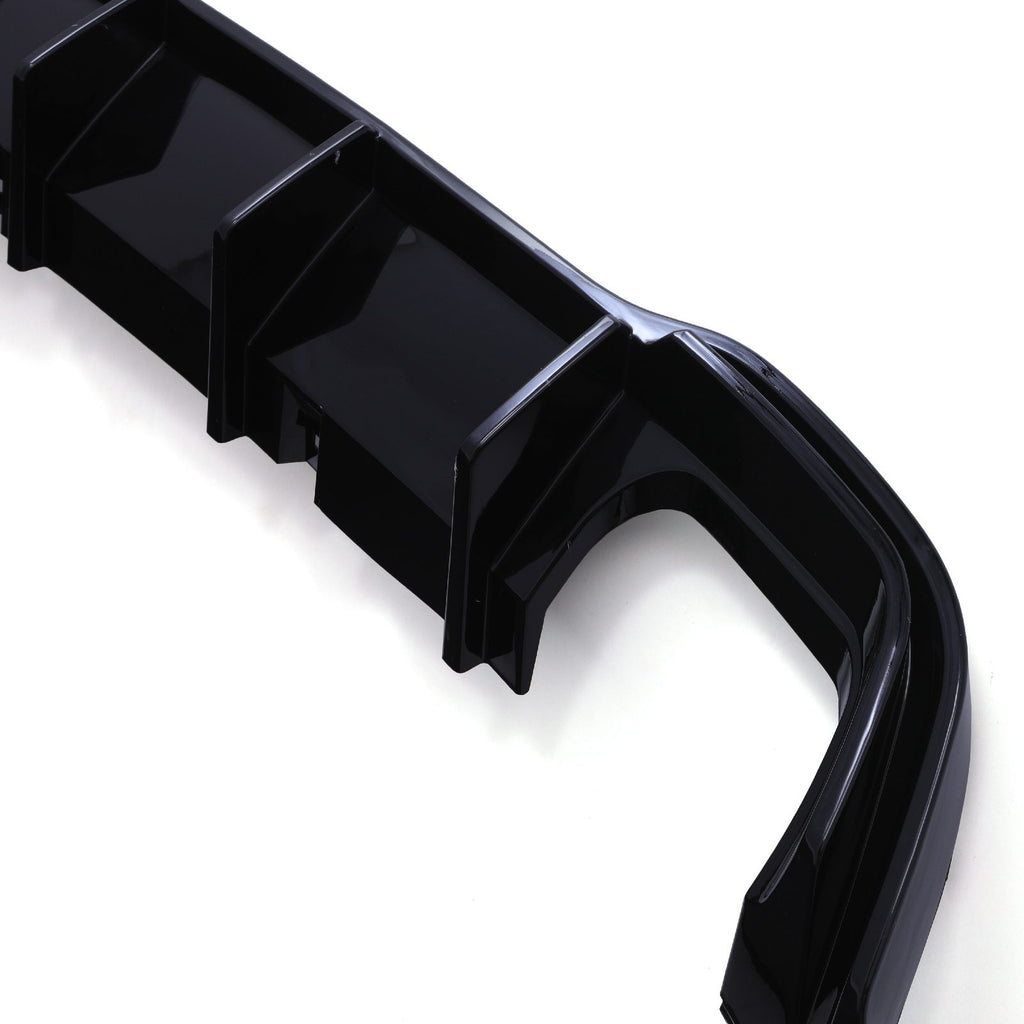 Diffusore Posteriore a Doppia Uscita Nero Lucido VW Golf GTI MK8 2020+ - foto 7